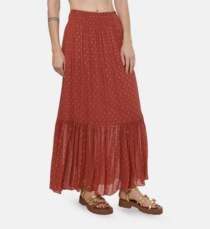 All-over Print Flared Skirt