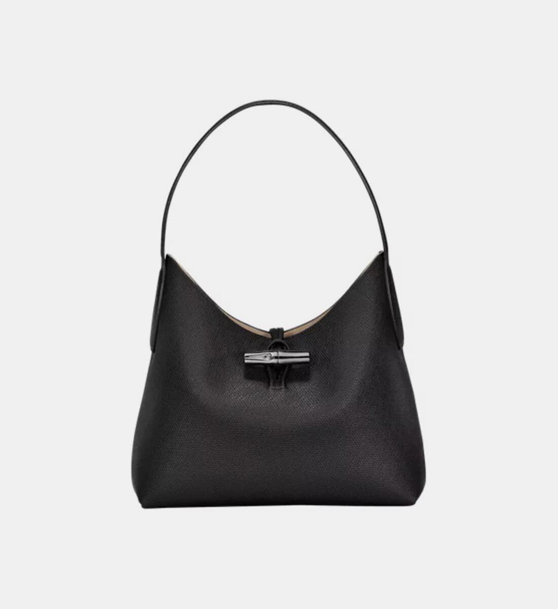 Longchamp roseau deals leather crossbody bag