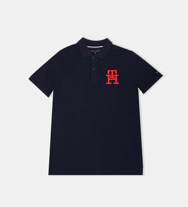Boy Monogram Logo Polo Shirt