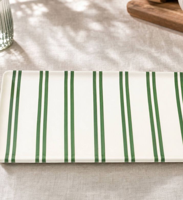 Easy Life Hand-painted Ceramic Tray, Model View