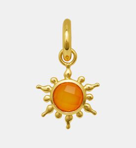 Ottoman Hands Carnelian Sun Design Charm, Packshot View