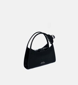 حقيبة كروس بودي بمقبض جلد بمشبك شعر