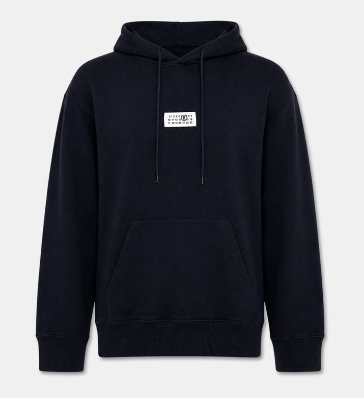 MM6 Logo-patch Hooded Sweatshirt, Packshot View