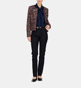 جاكيت قصير تويد