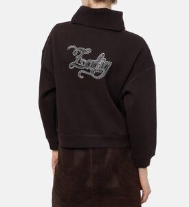 Zadig et Voltaire Casual Zip Fastening Sweatshirt, Model View