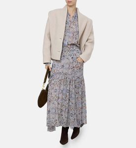 Besma Tapestry-print Skirt