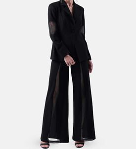 Mesh Wide-leg Trousers Mesh Wide-leg Trousers