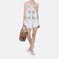 Linen Flowers Richelieu Shorts