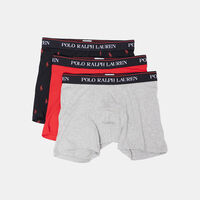 Logo Elastic Waist 3-piece Boxers Set
