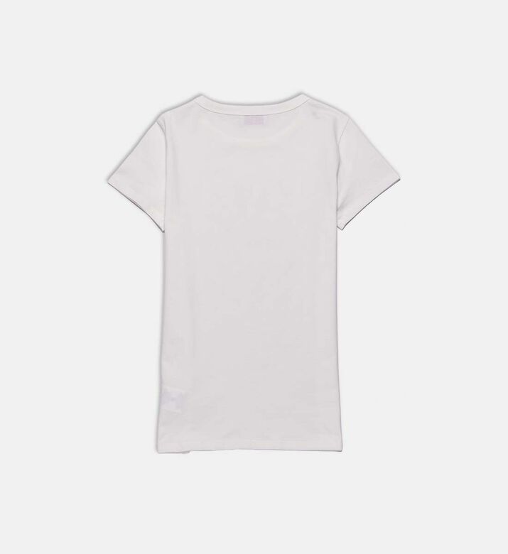 تيشيرت قطن بياقة دائرية