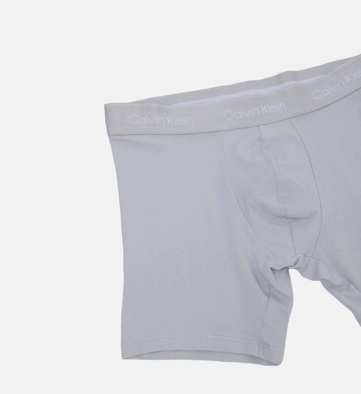 Calvin Klein Casual Logo-print 3-pack Boxers, Indigo, Xl, Packshot View