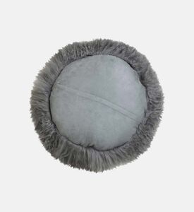 Light and Living Elvine Fabric Round Filled And Vaccumed Cushion Pendant, Grey, Packshot View