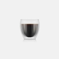 Pavina Double-wall Ribs 2-piece Glass Set