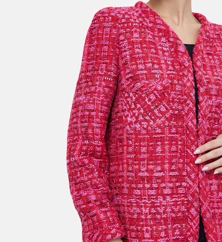 Open-front Tweed Jacket