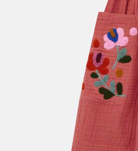 تنورة من القطن الشاش المزدوج Ruche