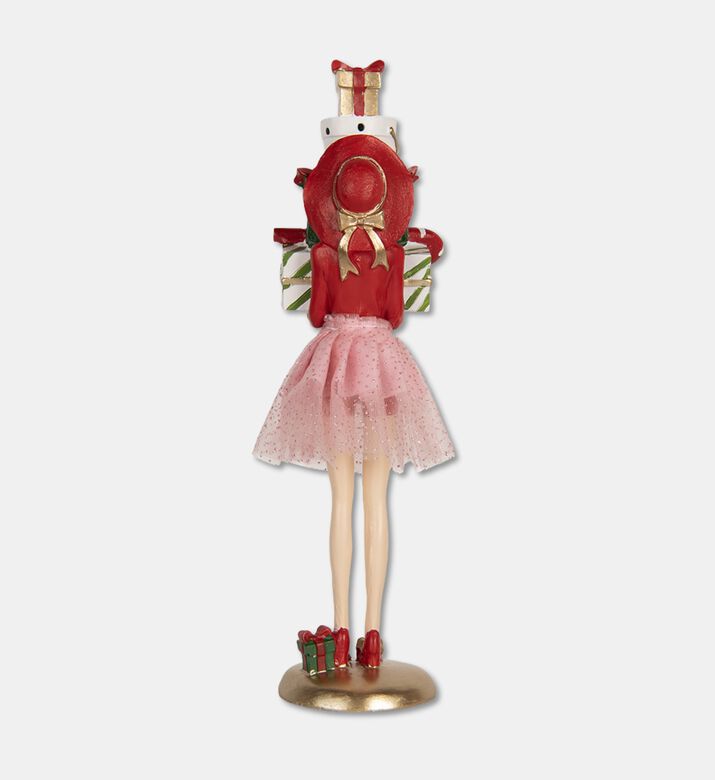 Clayre & Eef Female Red Deco 10x10x36 Cm, Packshot View