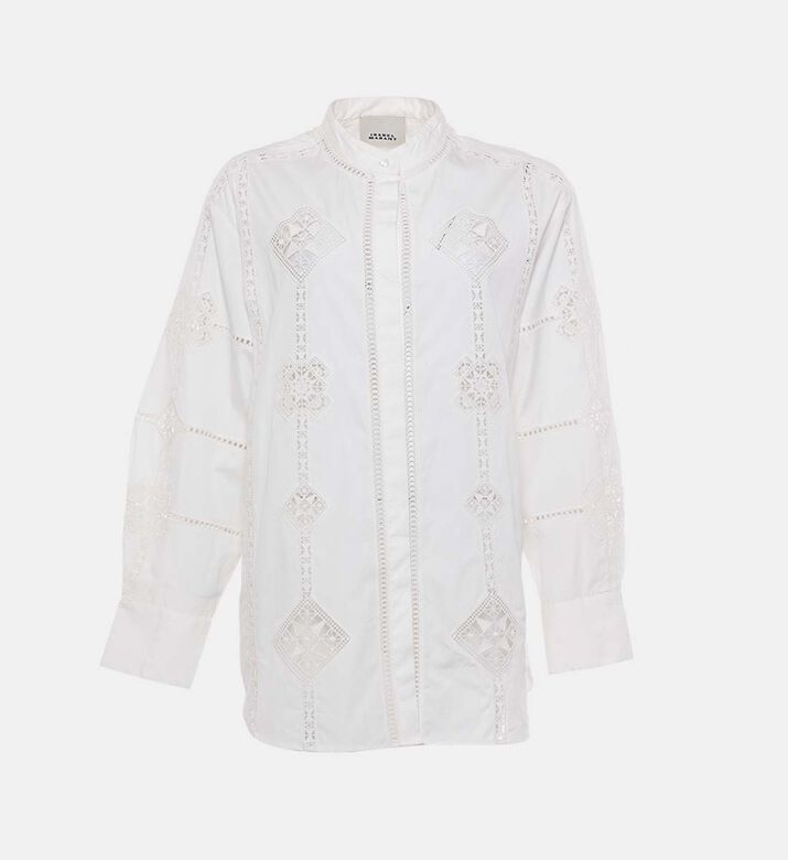 Soeline Embroidered Button-down Shirt
