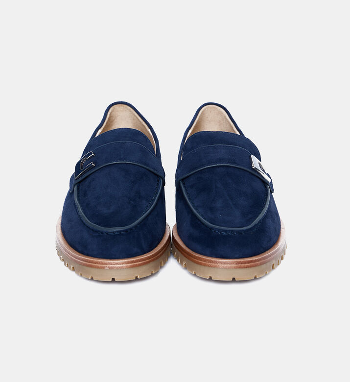 Suede Leather Slip-on Loafers