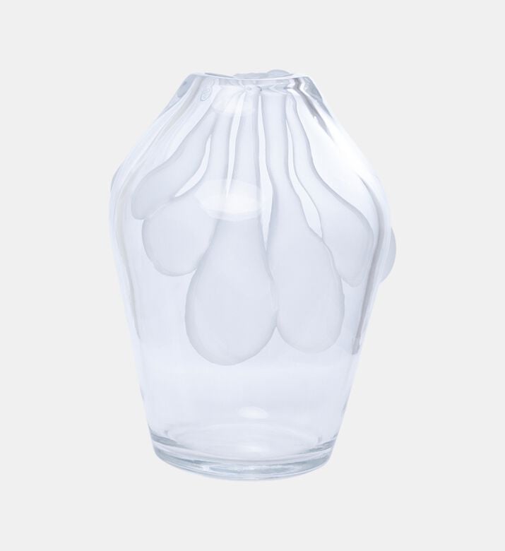 Crystal Frosted Details Vase Crystal Frosted Details Vase