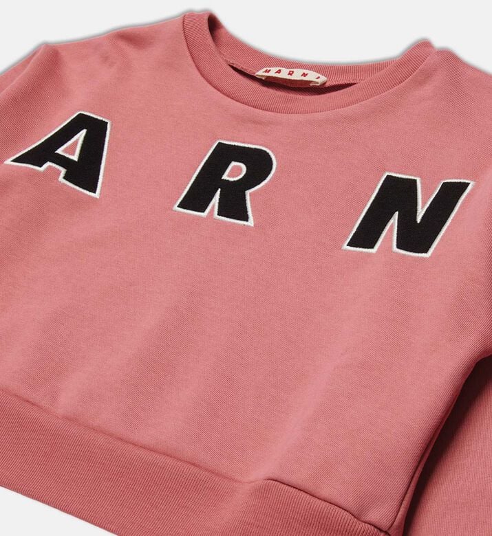 Logo-embroidery Crewneck Sweatshirt Logo-embroidery Crewneck Sweatshirt