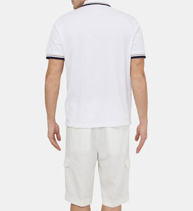 قميص بولو قطني ثلاثي الأزرار