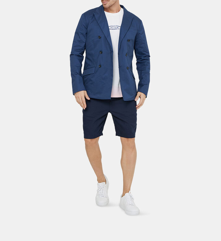 Double-breasted Stretch Jacket