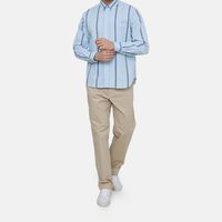 Stripped Relaxed-fit Shirt