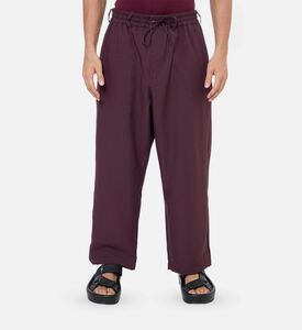 Y-3 Cropped Wide-leg Trousers, Model View