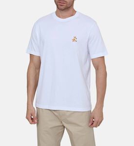 تيشيرت برقعة رأس ثعلب بقصة عادية