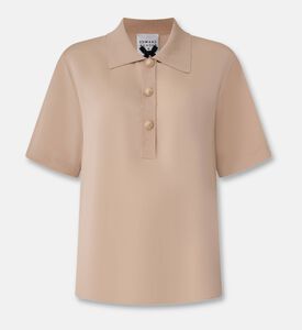 Edward Achour Paris Top, Beige, 44, Packshot View