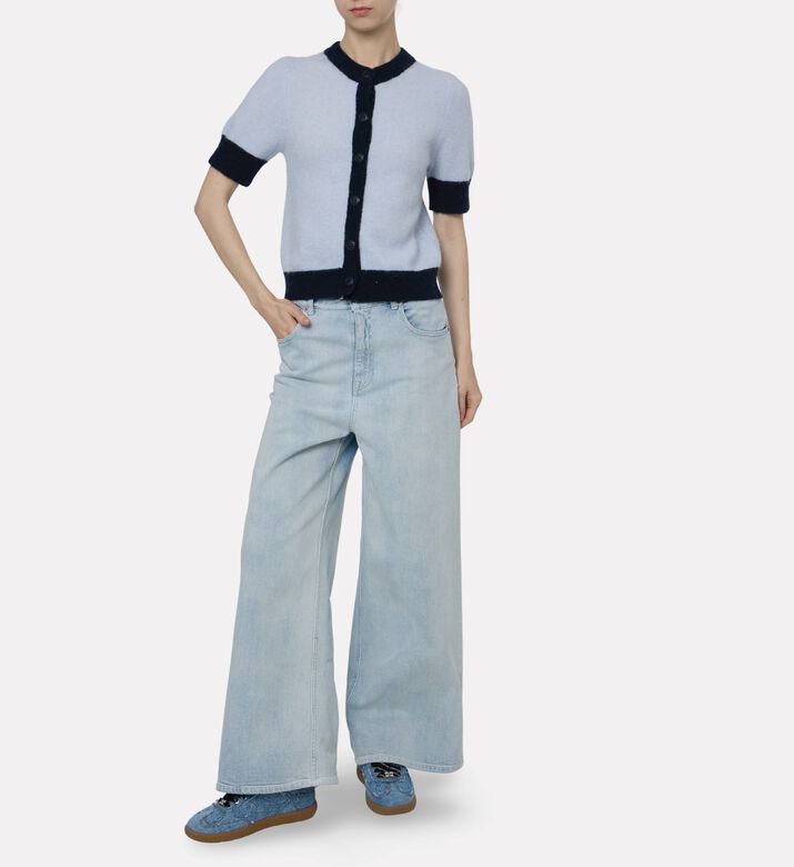 Samsoe Mohair-style Cardigan, Model View