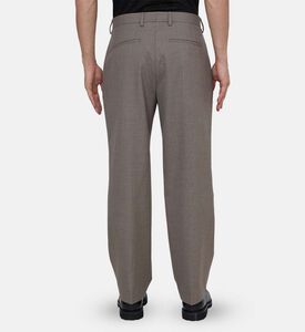 Wool Tailored-fit Suit Pants