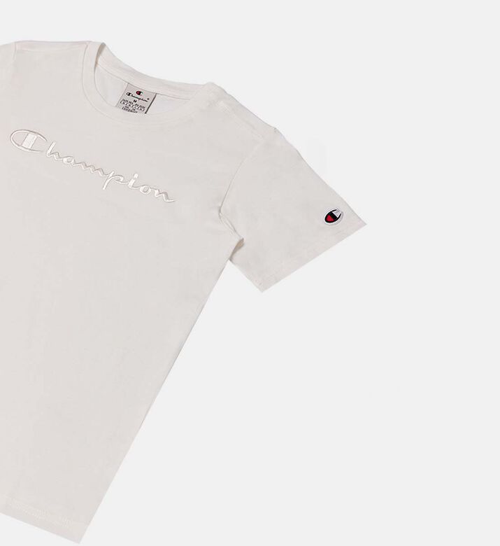Embroidered Logo Cotton T-shirt