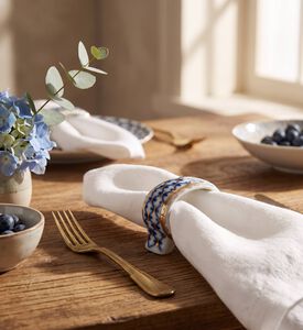 Imperial Cobalt Net Youth Napkin Ring, Model View