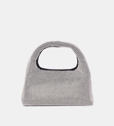The Rhinestone Mini Sack Bag