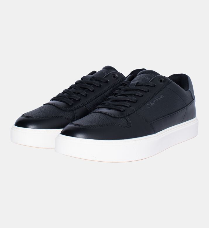 Low-top Lace-up Leather Shoes