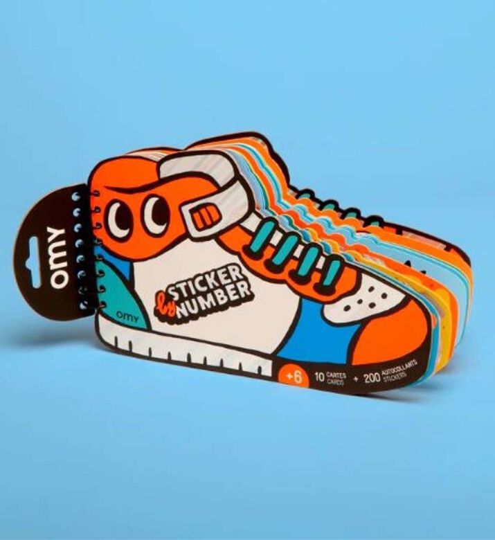 Street Sticker By Number Notebook