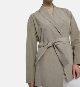 Soeur Come Wrap-style Jacket, Model View