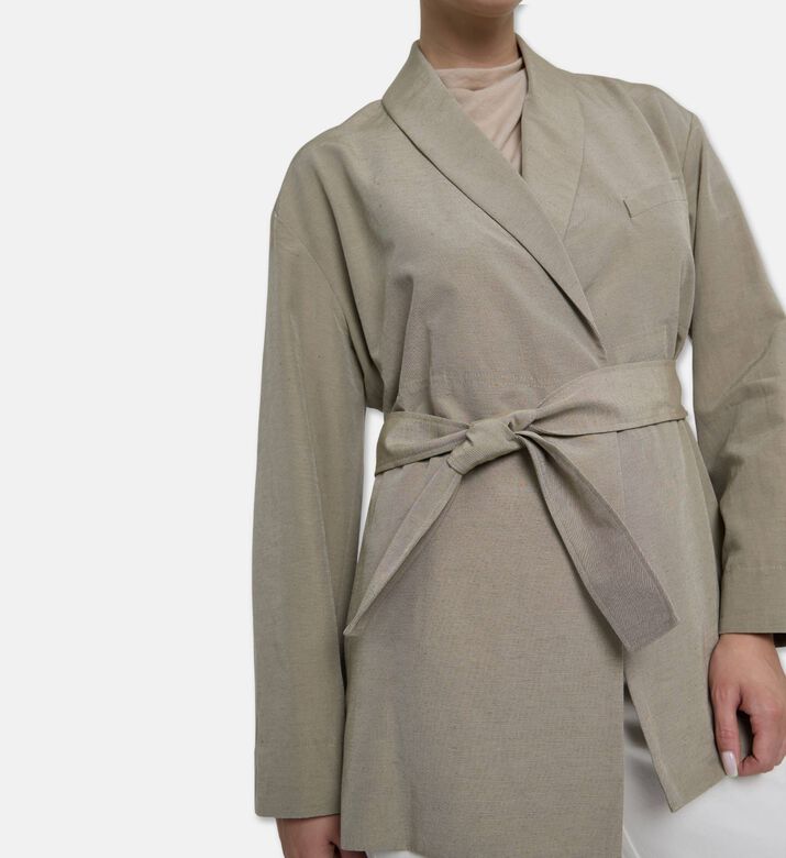 Soeur Come Wrap-style Jacket, Model View