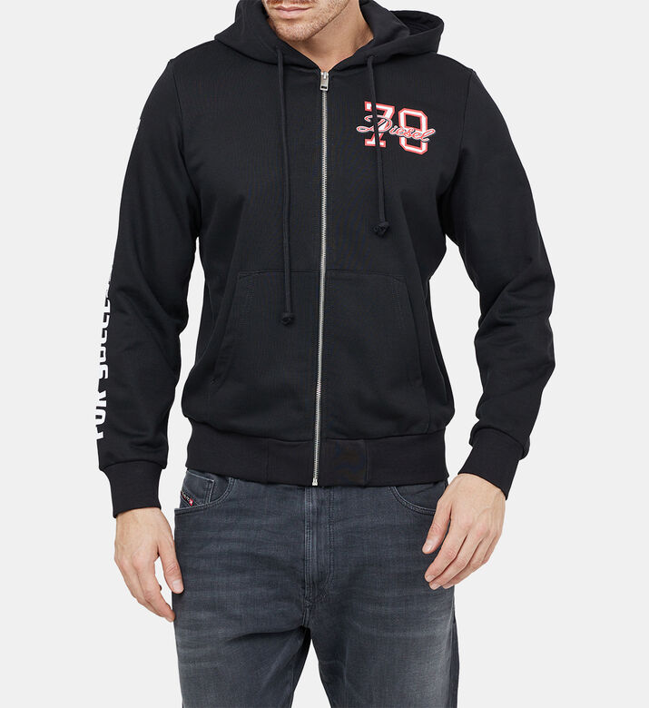 S-ginn Zip-up Cotton-blend Hoodie