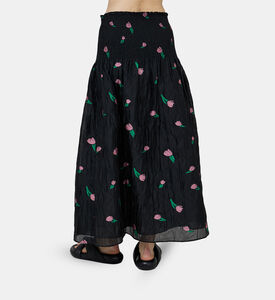 فستان ميدي بنقشة أزهار