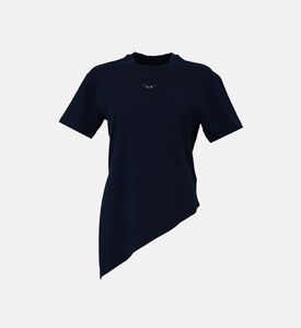 تيشيرت إيدا قصير الأكمام غير متماثل