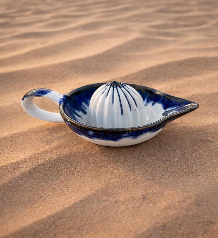 Tohfa Luxe Luxe Blue White Ceramic Juice, Packshot View