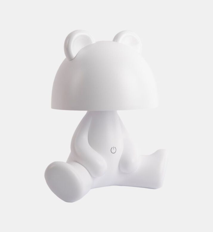 Leitmotiv Bear-shape Led Table Lamp, White, Packshot View