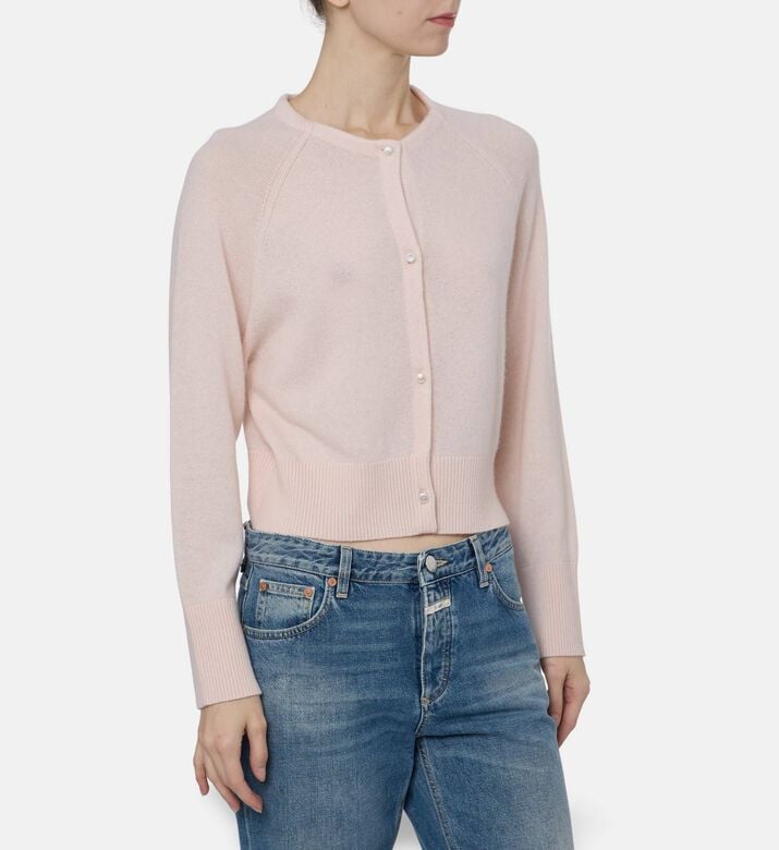 Forte-Forte Button Closure Long-sleeve Cardigan, Model View