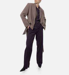 Federica Tosi Cut-out Detail Long-sleeve Top, Model View