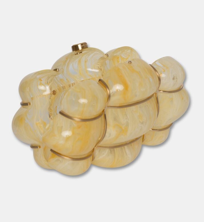 Cult Gaia Bolla Acrylic Minaudi&egrave;re, Yellow, Packshot View