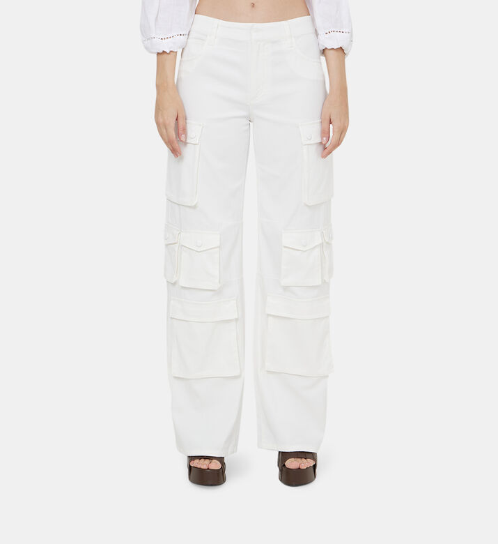 Olympia Mid Rise Baggy Cargo Pants