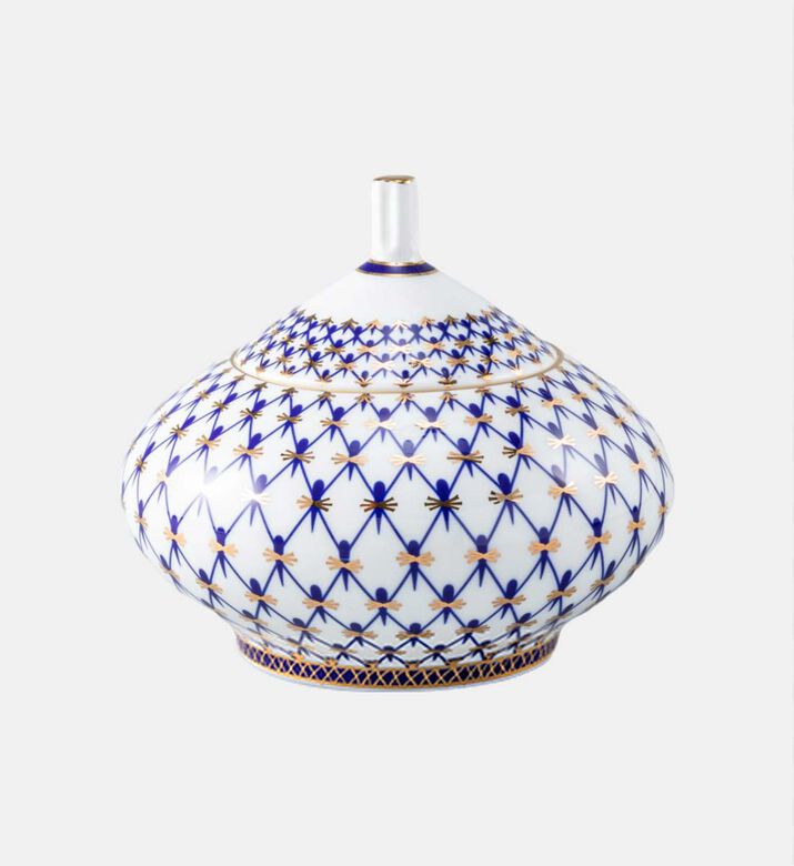 Cobalt Net Cupola Sugar Bowl