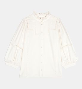 قميص تامي بحلقات بأكمام منفوخة